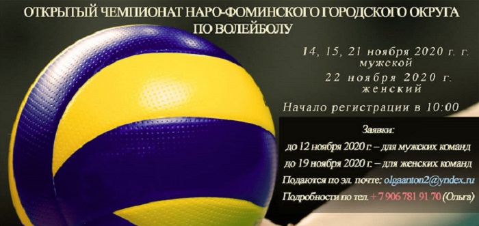 Чемпионат Наро-Фоминского городского округа по волейболу